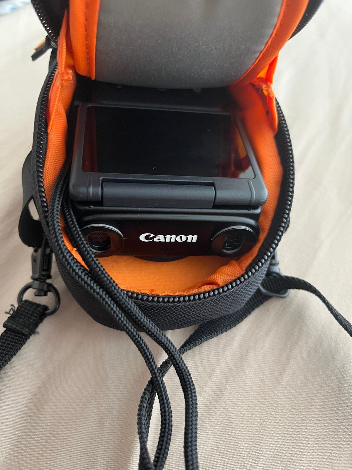 Vlogcamera selfie camera, Ophalen, Zo goed als nieuw, Schoudertas, Canon