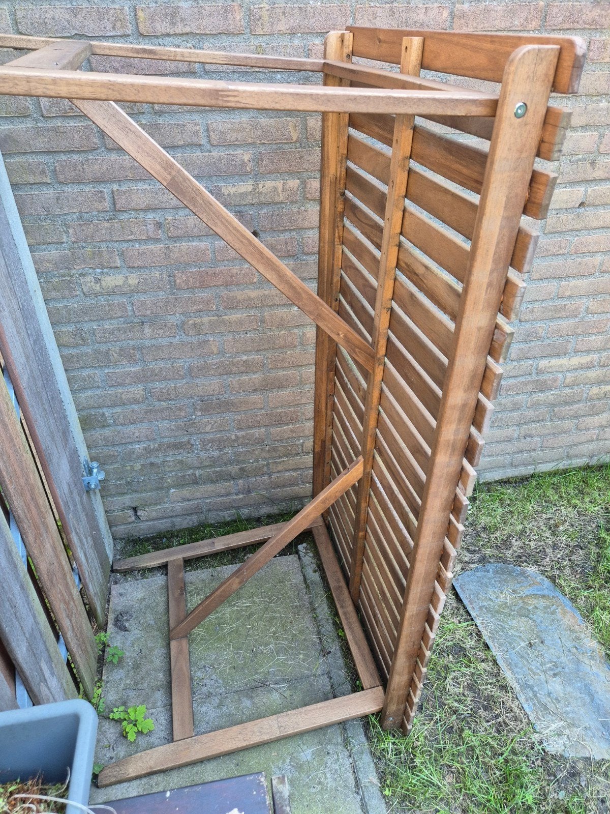 Houten tuintafel IKEA, Ophalen, Gebruikt, Rechthoekig, Hout