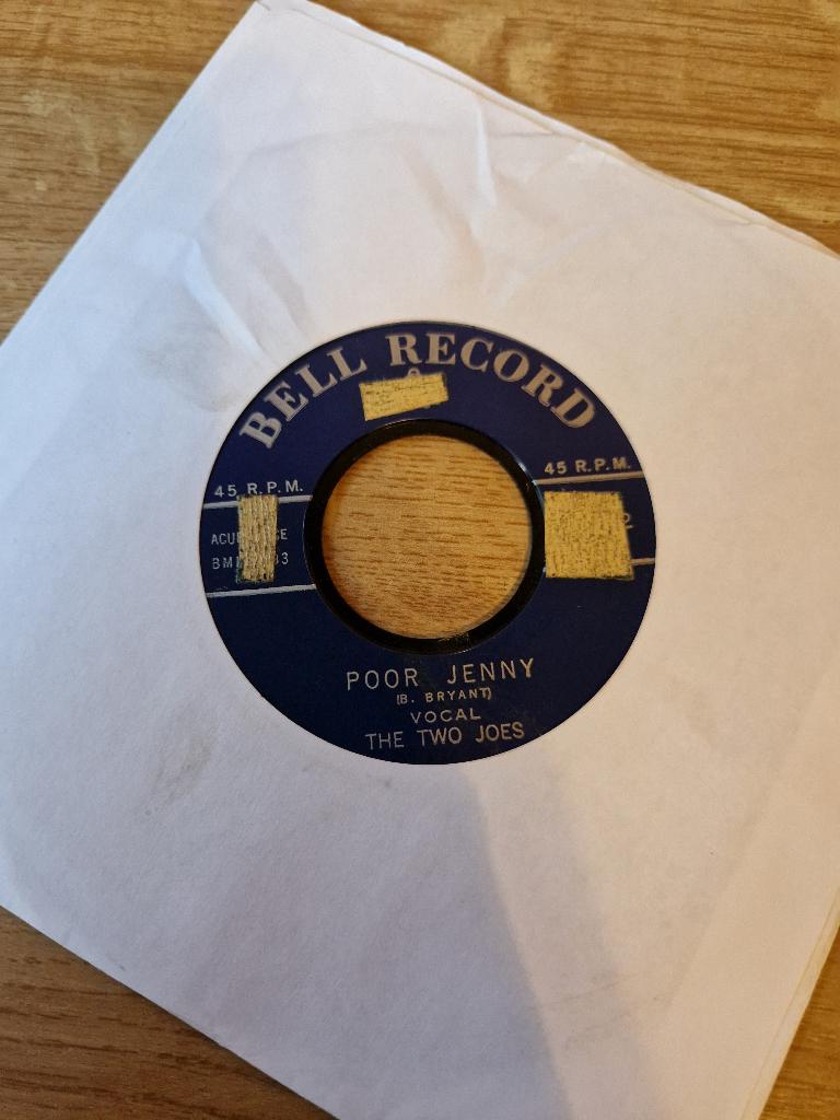 The Two Joes – Poor Jenny / Tell Him No, Ophalen of Verzenden, Gebruikt, Pop