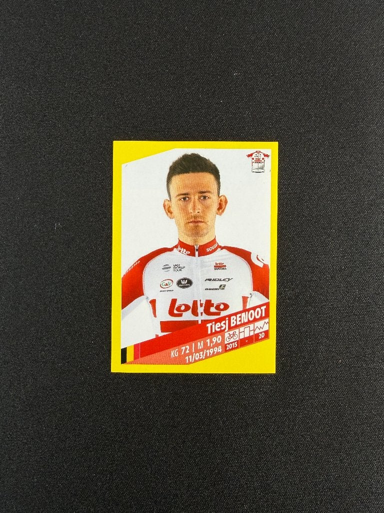 Tiesj Benoot Panini Tour de France 2019 Rookie Sticker, Verzenden, Nieuw, Overige sporten, Poster, Plaatje of Sticker