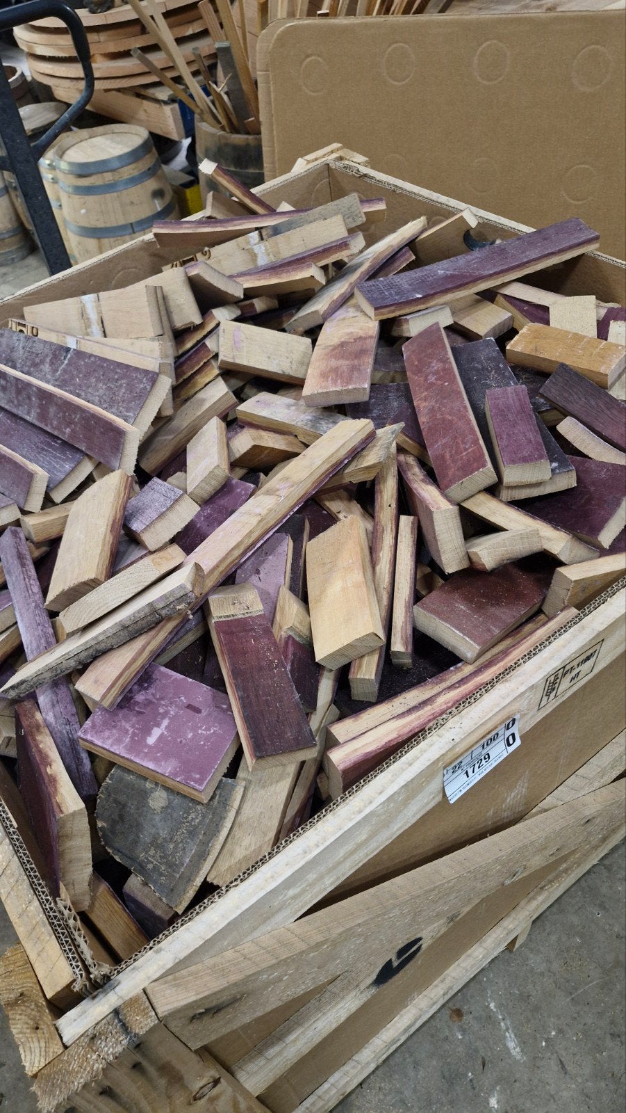Rookhout Rode wijn, Tuin en Terras, Barbecue-accessoires, Ophalen of Verzenden
