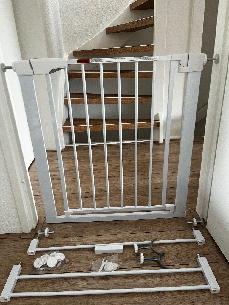 Traphek wit 75-103, Ophalen, 100 tot 115 cm, Zo goed als nieuw, Klemhekje