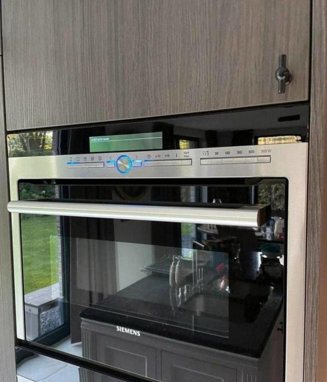 Siemens combi oven/magnetron, Witgoed en Apparatuur, Ophalen, 45 tot 50 cm, Gebruikt, Siemens