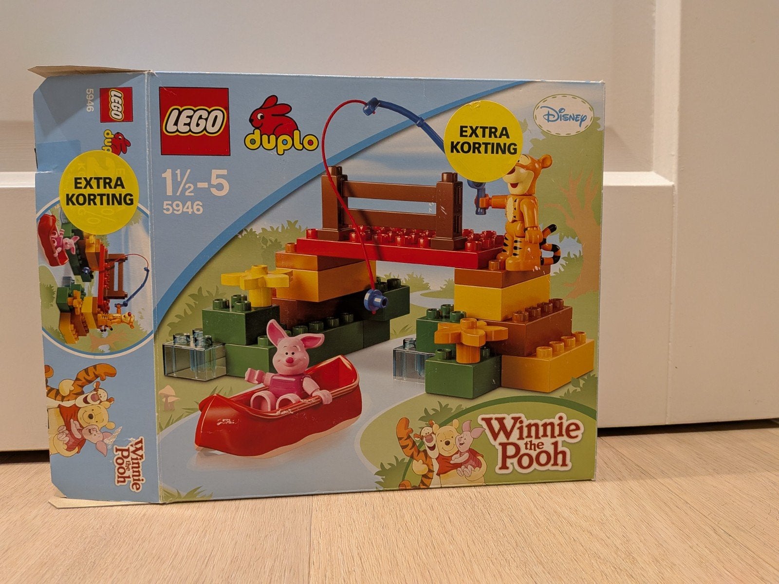 Lego Duplo Winnie de Poeh 5946 - Hengelen met Teigetje, Ophalen of Verzenden, Zo goed als nieuw, Overige merken