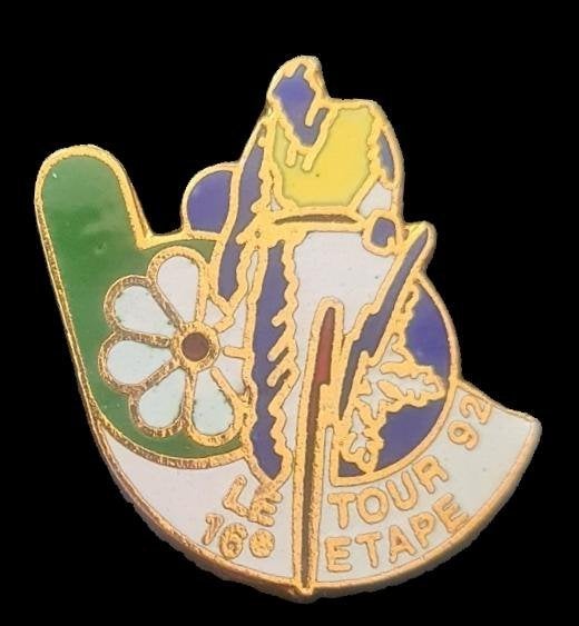 Le Tour 92-16e etape pin, Verzamelen, Speldjes, Pins en Buttons, Verzenden, Nieuw, Sport, Speldje of Pin