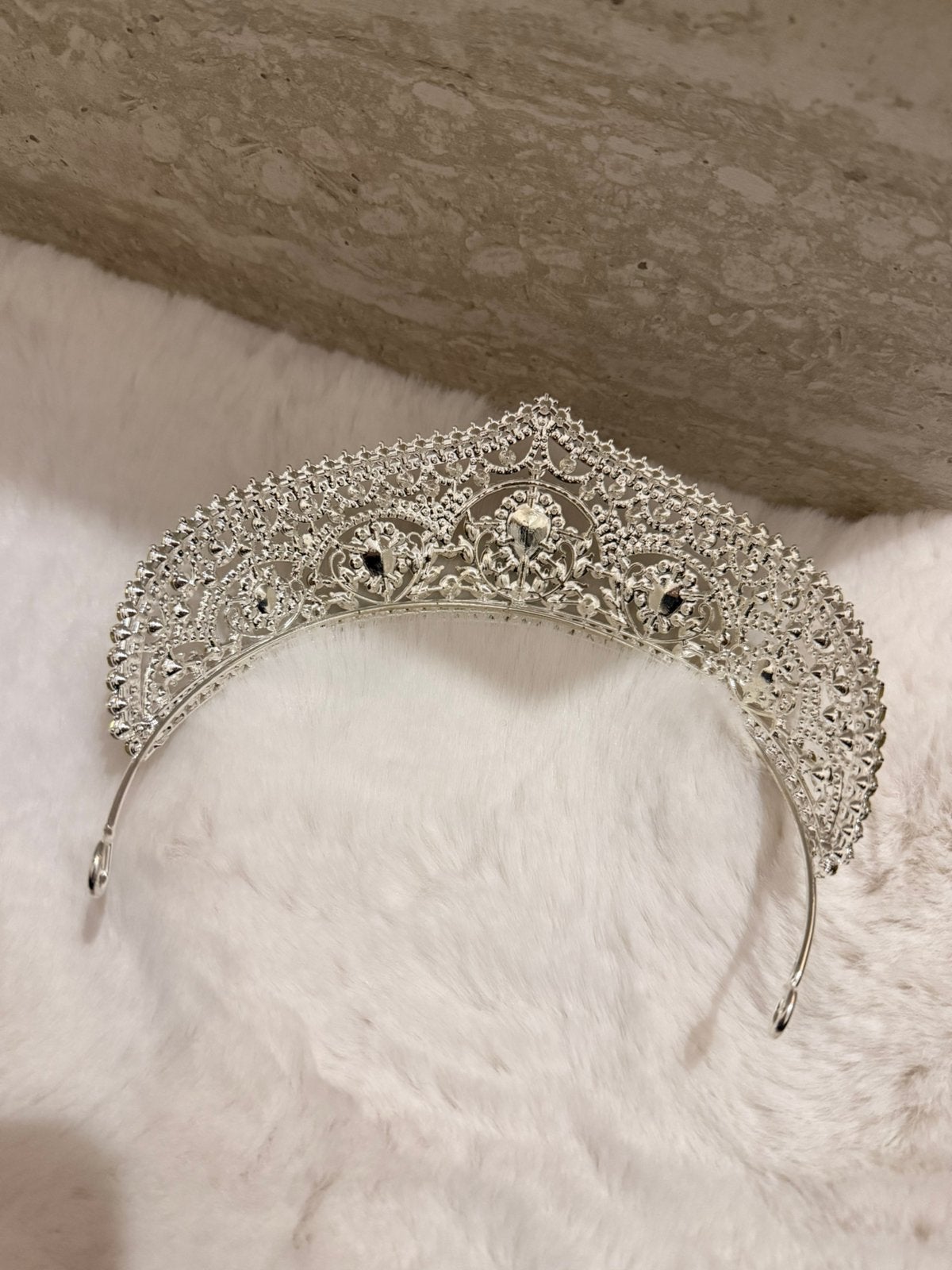 Bruidskroon Unieke en Schitterende Strass Kroon, Ophalen of Verzenden, Nieuw, Zilver
