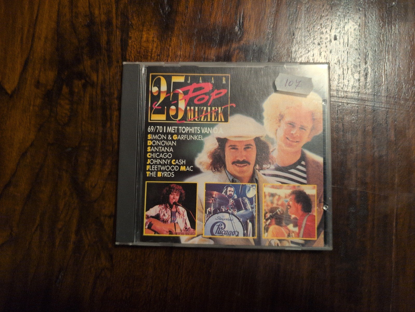 CD: 25 Jaar Pop Muziek 69/70 - Diverse Artiesten, Inclusief boekje, Gebruikt, Pop, Ophalen of Verzenden