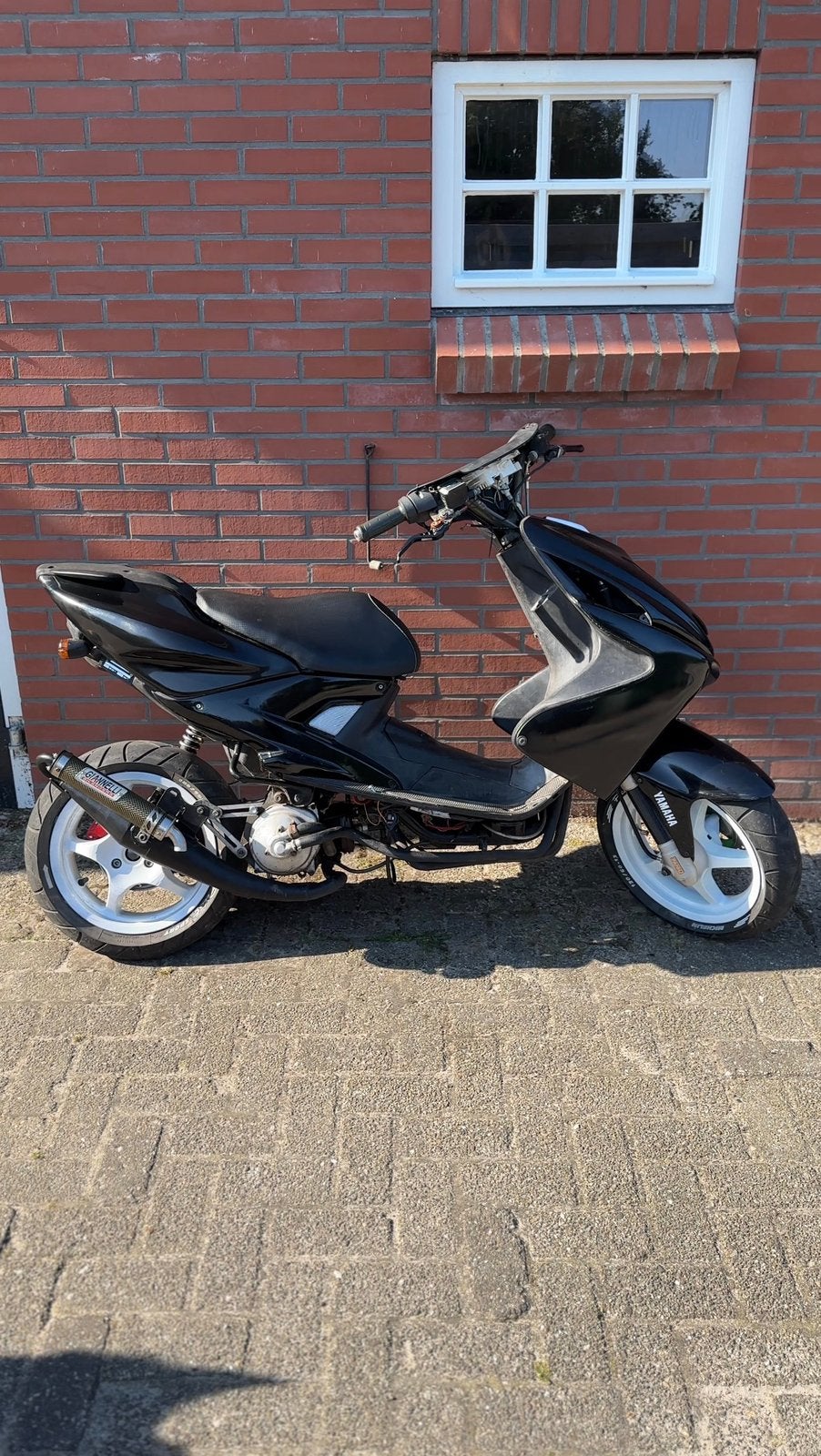 Yamaha aerox zonder kenteken, Fietsen en Brommers, Scooters | Yamaha, Ophalen, Zo goed als nieuw, Benzine, Aerox