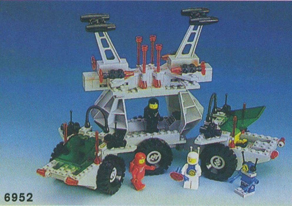 LEGO Classic Space 6952 Solar Power Transporter (niet cmplt), Inclusief minifiguren, Gebruikt, Lego, Ophalen of Verzenden