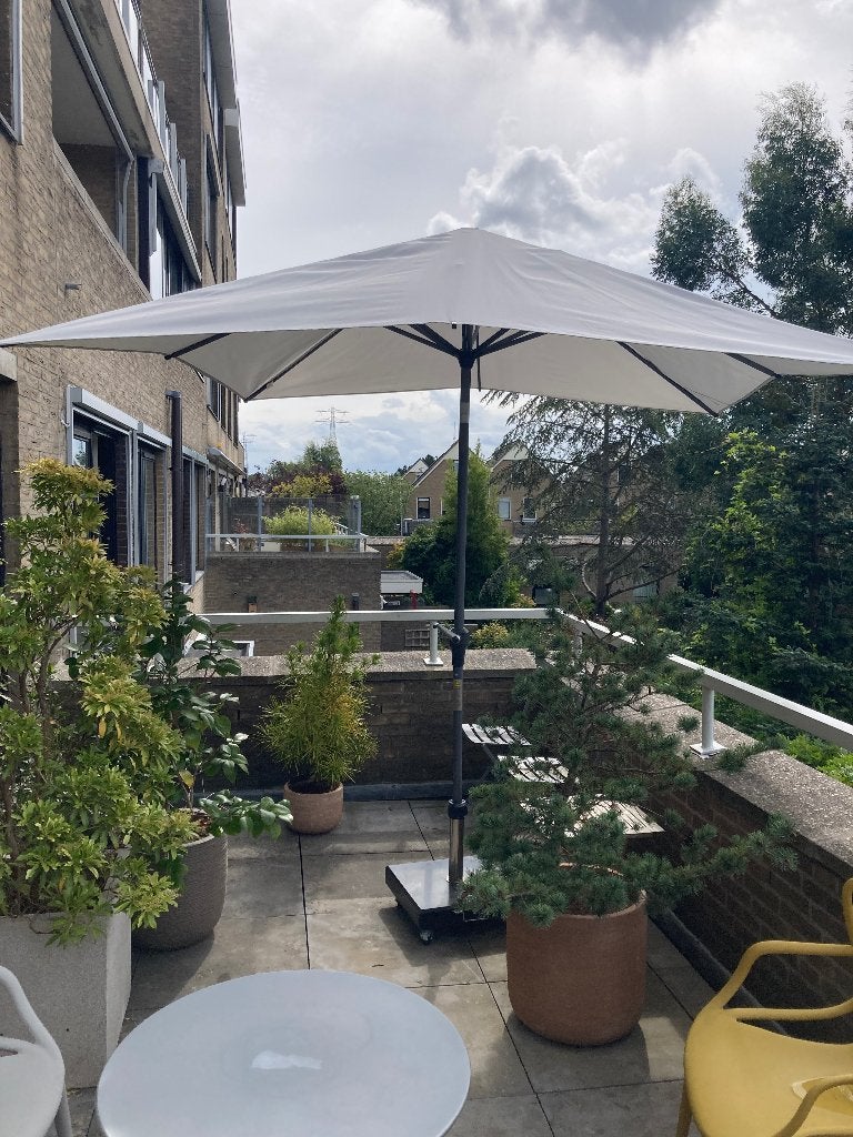 Parasol en voet, Tuin en Terras, Ophalen, 2 tot 3 meter, Parasolvoet, Kantelbaar