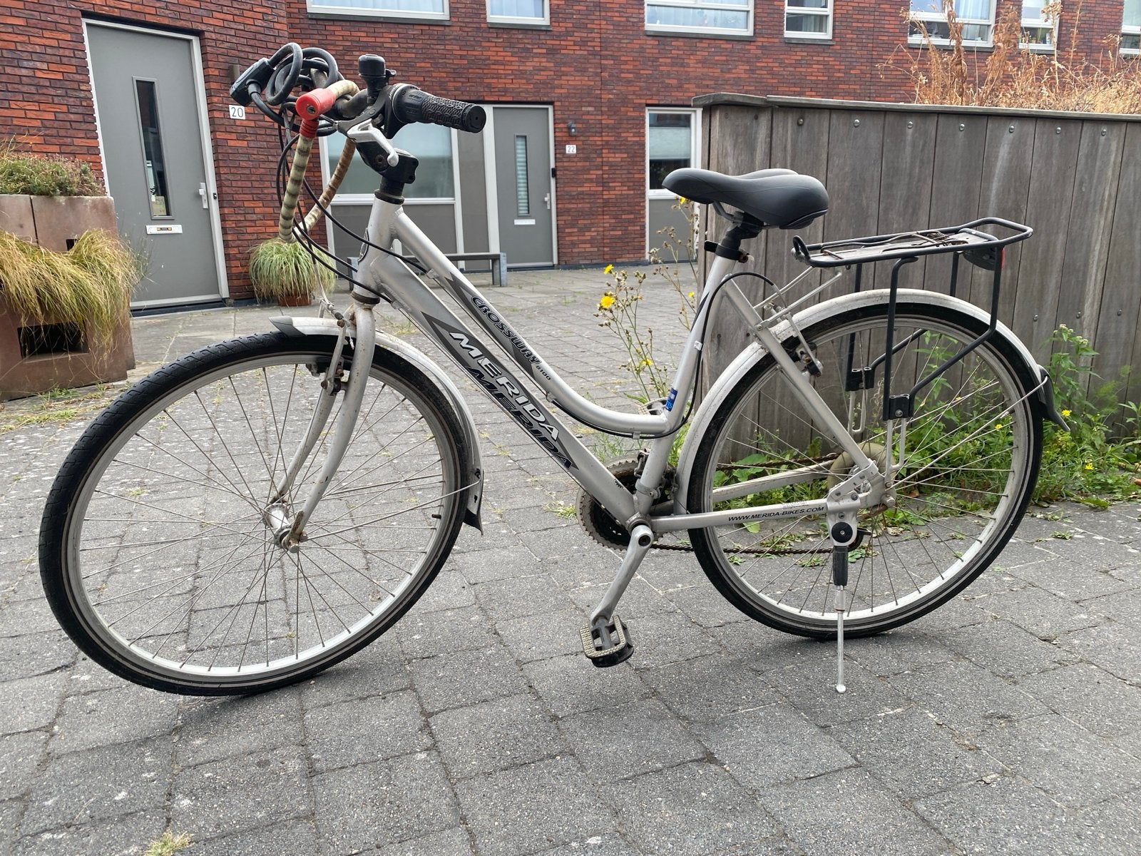 t.e.a.b. Merida Crossway 20-V Damesfiets -, Gebruikt, Velgrem, Versnellingen, 50 tot 53 cm