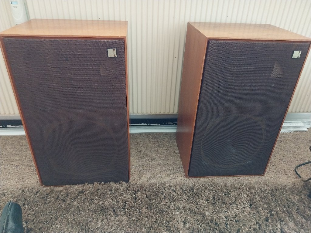 Kef chorale luidsprekers, Stereo speakers, Gebruikt, Minder dan 60 watt, Ophalen