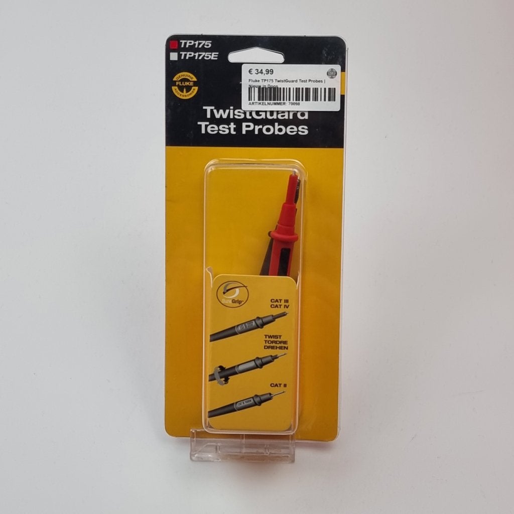 Fluke TP175 TwistGuard Test Probes | Nieuw in doos, Doe-het-zelf en Verbouw, Meetapparatuur, Fluke, Nieuw, https://www.fluke.com/nl-nl/ondersteuning/contact