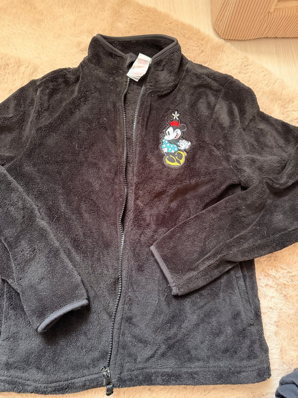 Zwarte Disney Store Mickey Mouse fleece vest, Ophalen of Verzenden, Gedragen, Maat 36 (S), Zwart