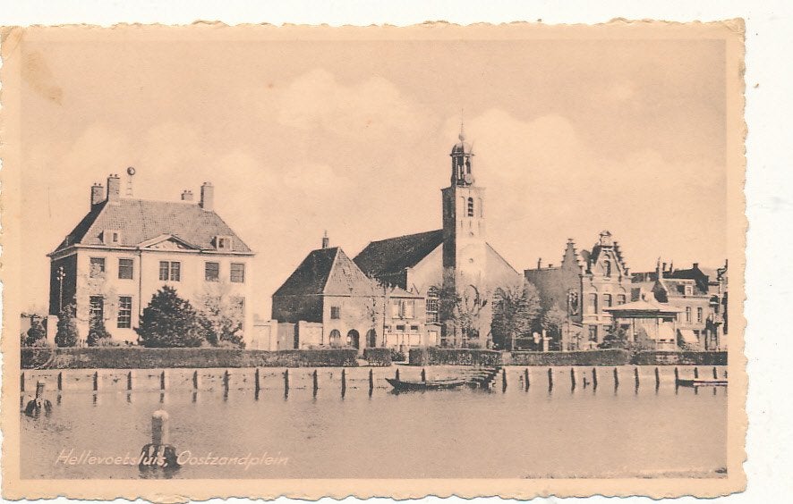 11194 Hellevoetsluis Oostzandplein, Verzamelen, Ophalen of Verzenden, 1920 tot 1940, Zuid-Holland