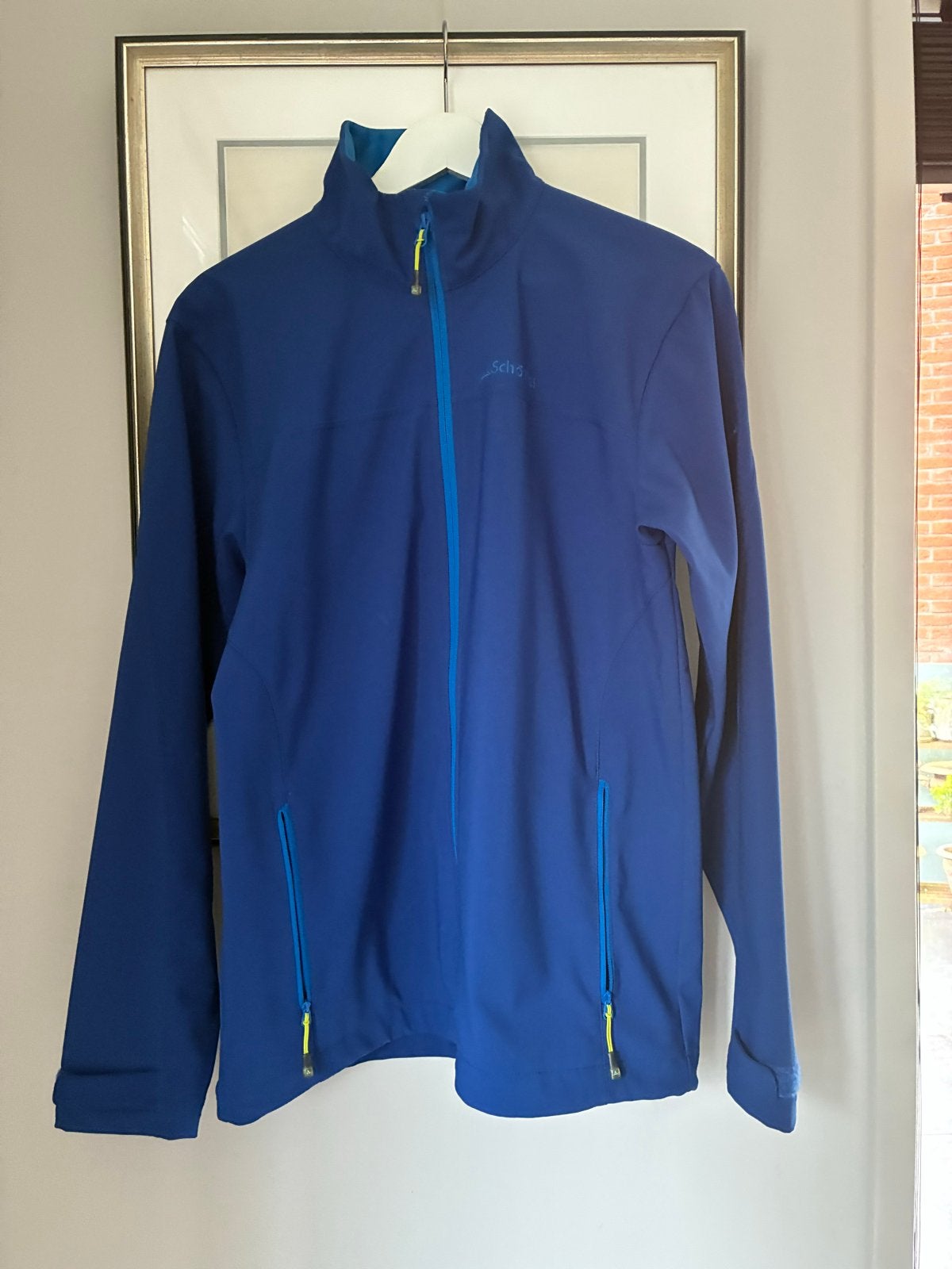 Lichtgewicht Schöffel outdoor jack maat medium 38 - Blauw, Ophalen of Verzenden, Zo goed als nieuw, Overige maten, Blauw