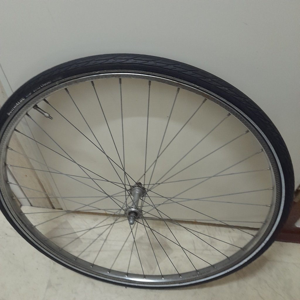 Voorwiel 28 Inch Binnen/Buiten Band Maat 28x1.40, Ophalen of Verzenden, Gebruikt, Band