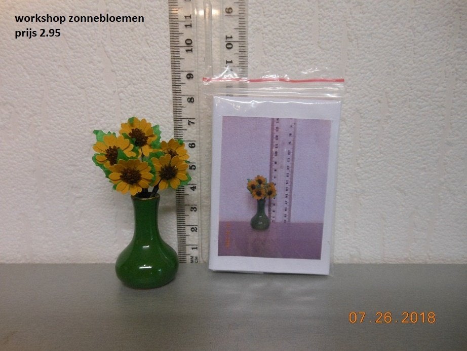 poppenhuis workshop Zonnebloemen, Ophalen of Verzenden, Nieuw, Poppenhuis