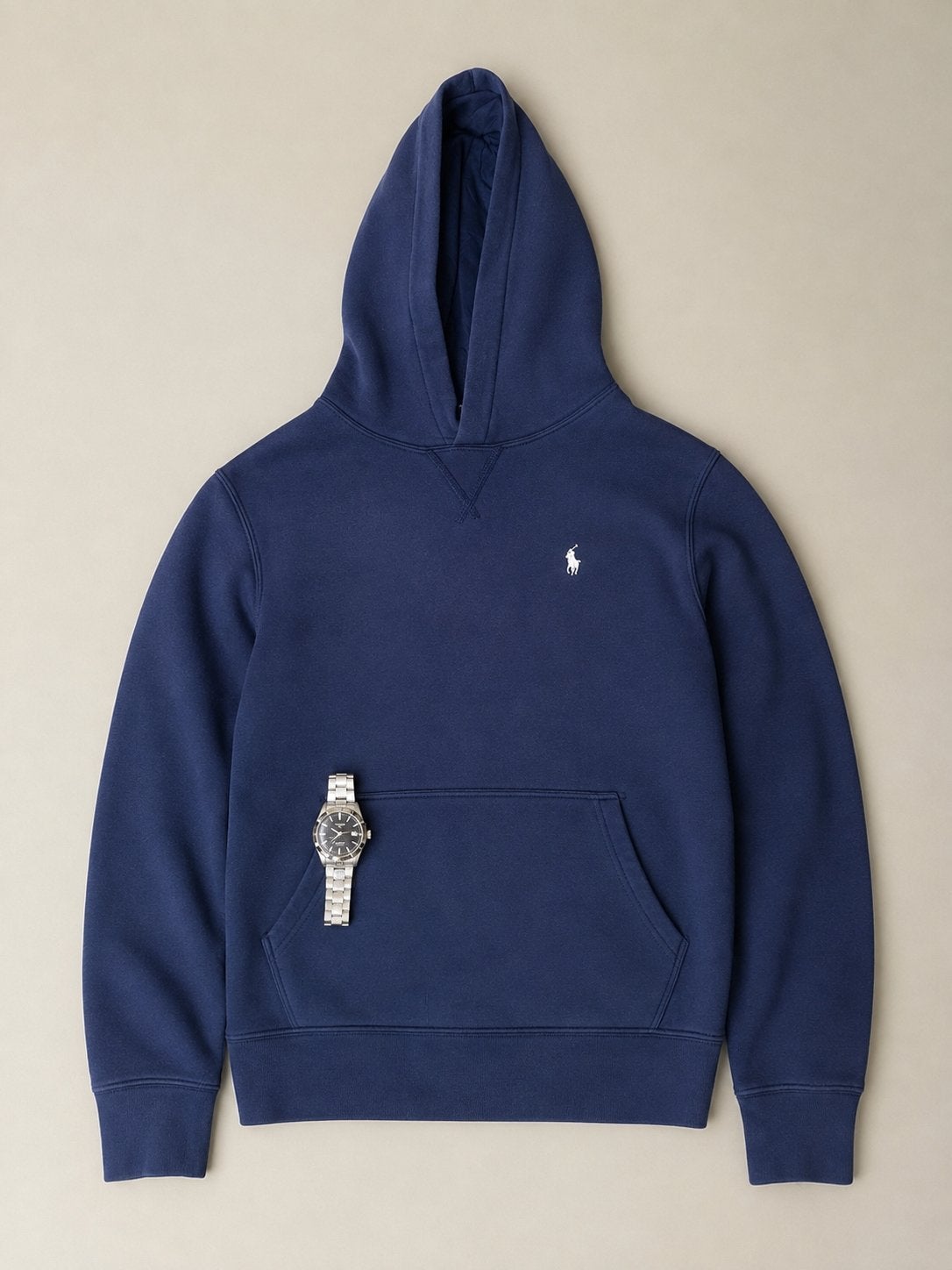 Blauwe Polo Ralph Lauren hoodie, Kinderen en Baby's, Kinderkleding | Maat 158, Ophalen of Verzenden