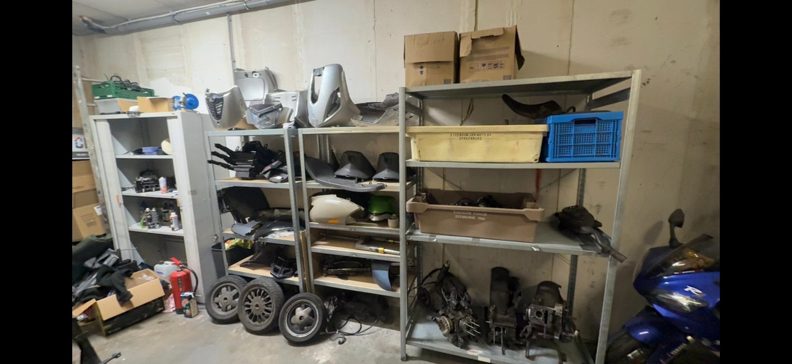 Moet ZSM  weg Partij onderdelen Piaggio, Kymco, Segway, Ophalen, Gebruikt, Kap, Kymco