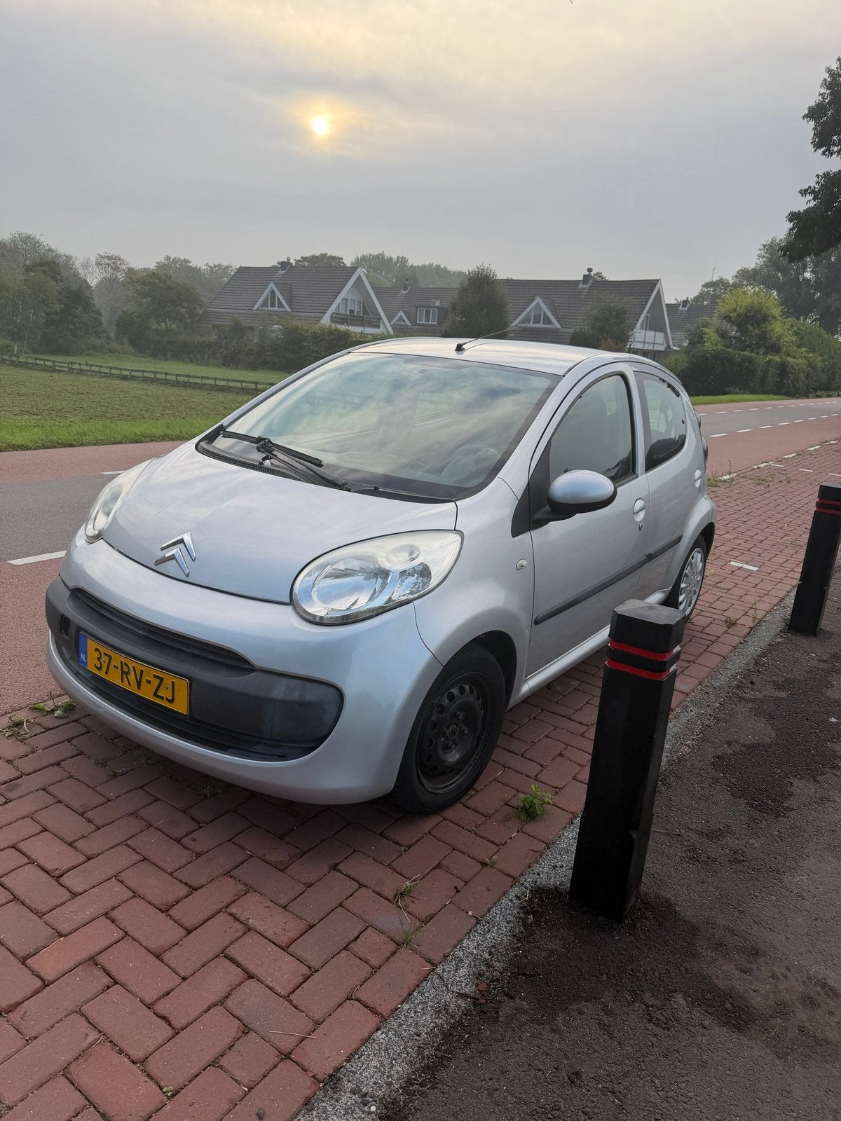 Citroën C1 1.0 5-DRS 2005 Grijs, Auto's, Voorwielaandrijving, 4 stoelen, C1, 68 pk