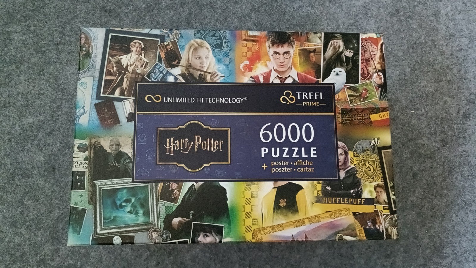 Harry Potter legpuzzel box 4 x 1500 stukjes!!!, Ophalen of Verzenden, 500 t/m 1500 stukjes, Nieuw, Legpuzzel