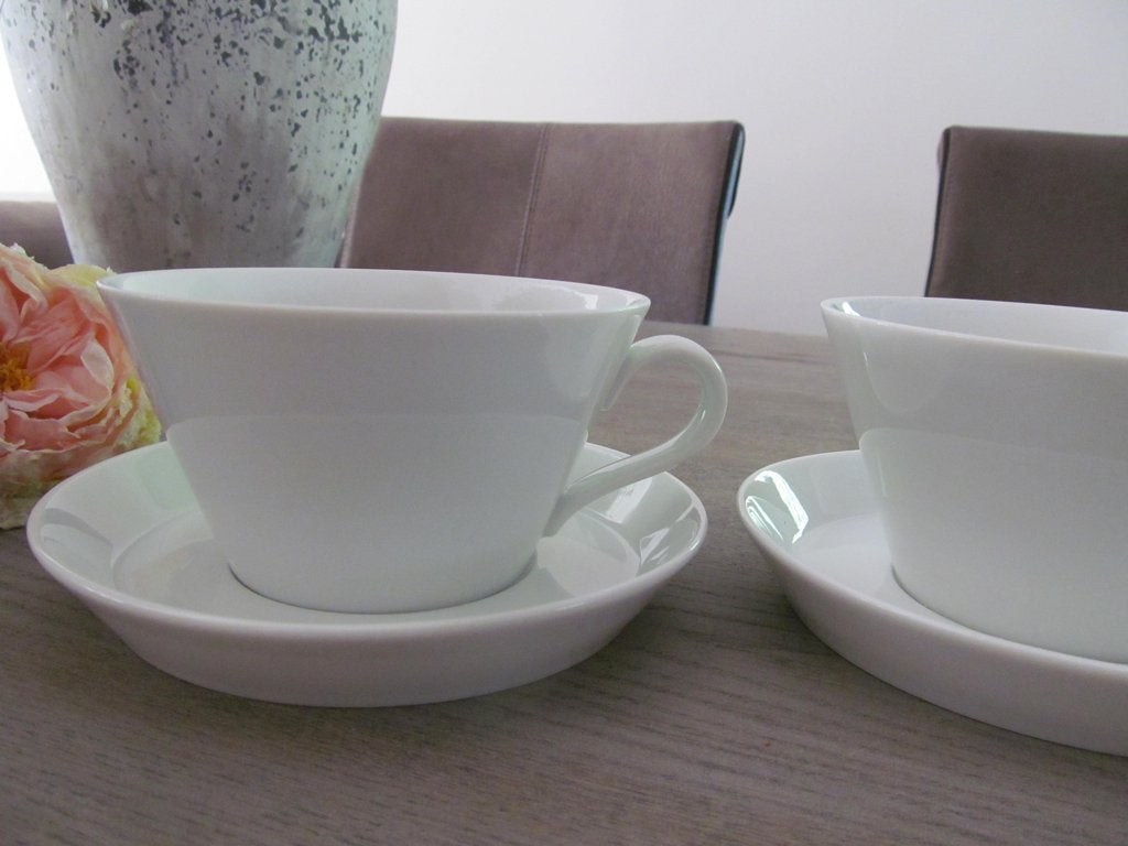 2 Tric Arzberg Sieger Design Soepkommen + Schotels Wit, Huis en Inrichting, Keuken | Servies, Ophalen of Verzenden, Zo goed als nieuw