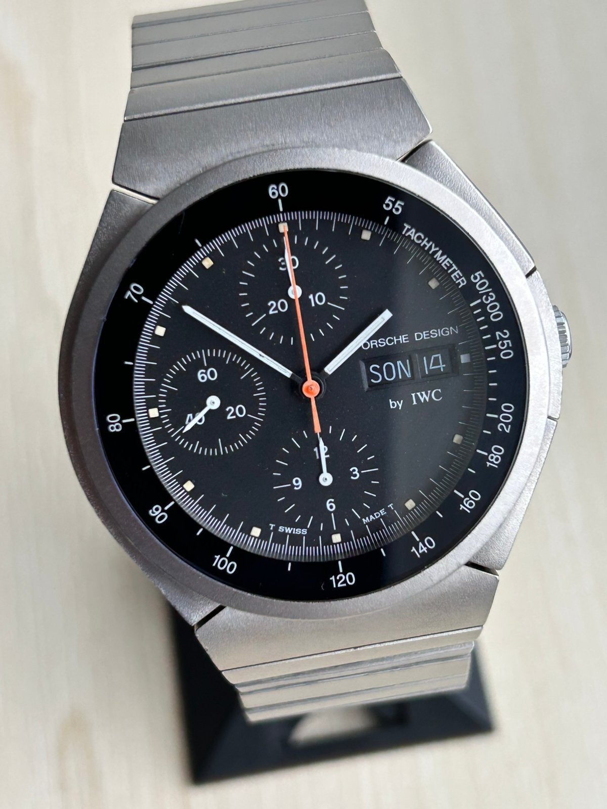 IWC Porsche Design chronograph titanium automatic, Sieraden, Tassen en Uiterlijk, Horloges | Heren, Overige merken, Overige materialen