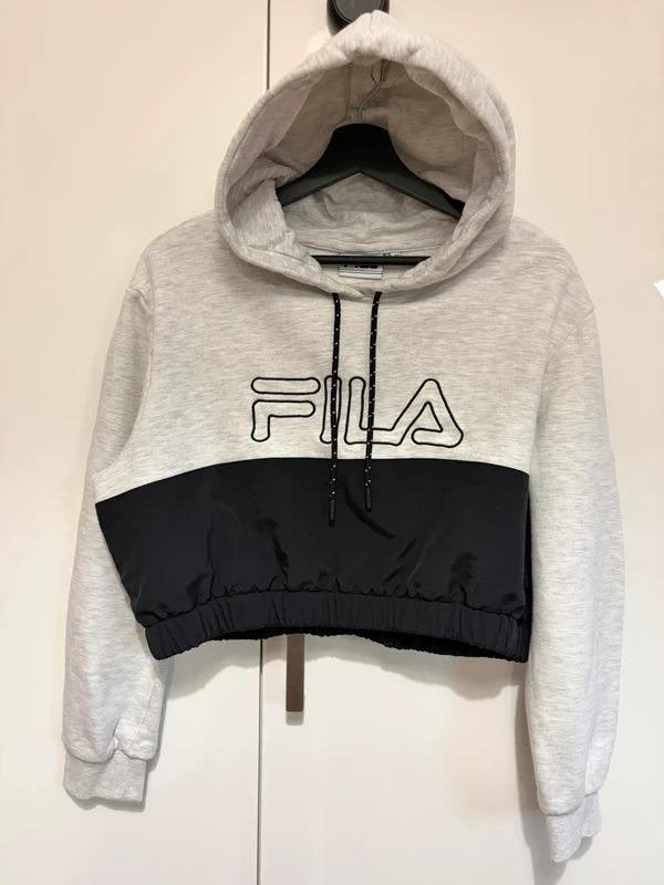 Oversized Cropped hoodie Fila maat S, Kleding | Dames, Ophalen of Verzenden, Zo goed als nieuw, Maat 36 (S), Fila