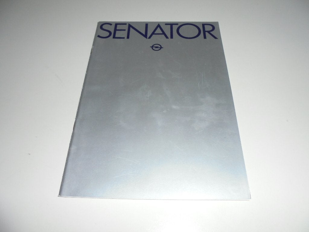 brochure Opel Senator, Ophalen of Verzenden, Gelezen, Opel