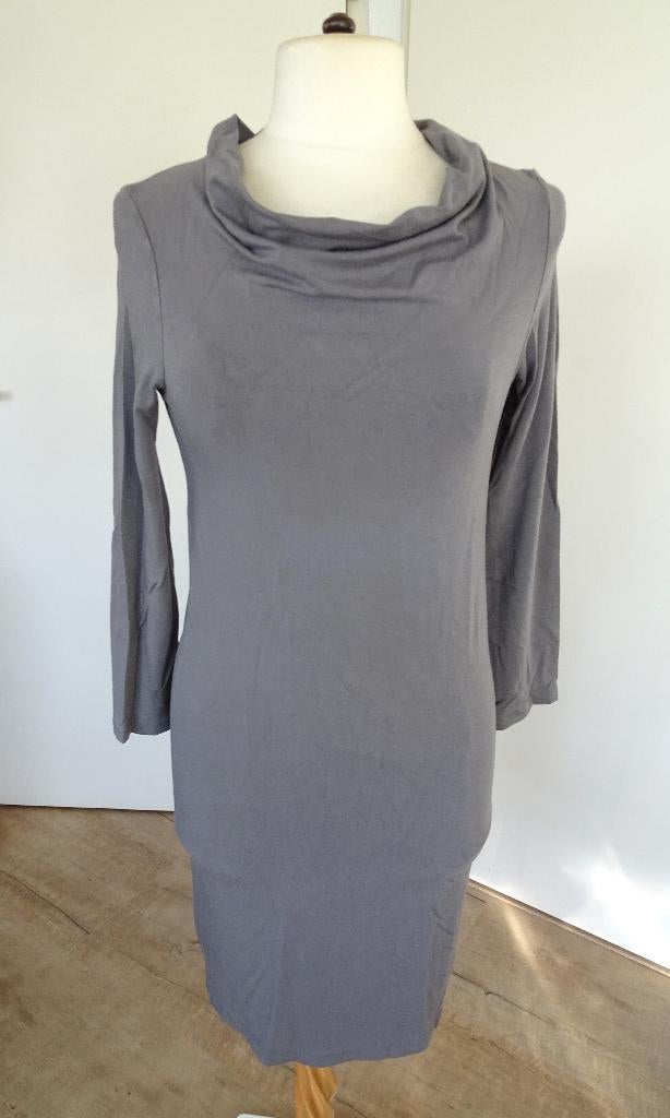 STRETCH JURK VAN LOCA MAAT L, Kleding | Dames, Ophalen of Verzenden, Zo goed als nieuw, Knielengte, Grijs
