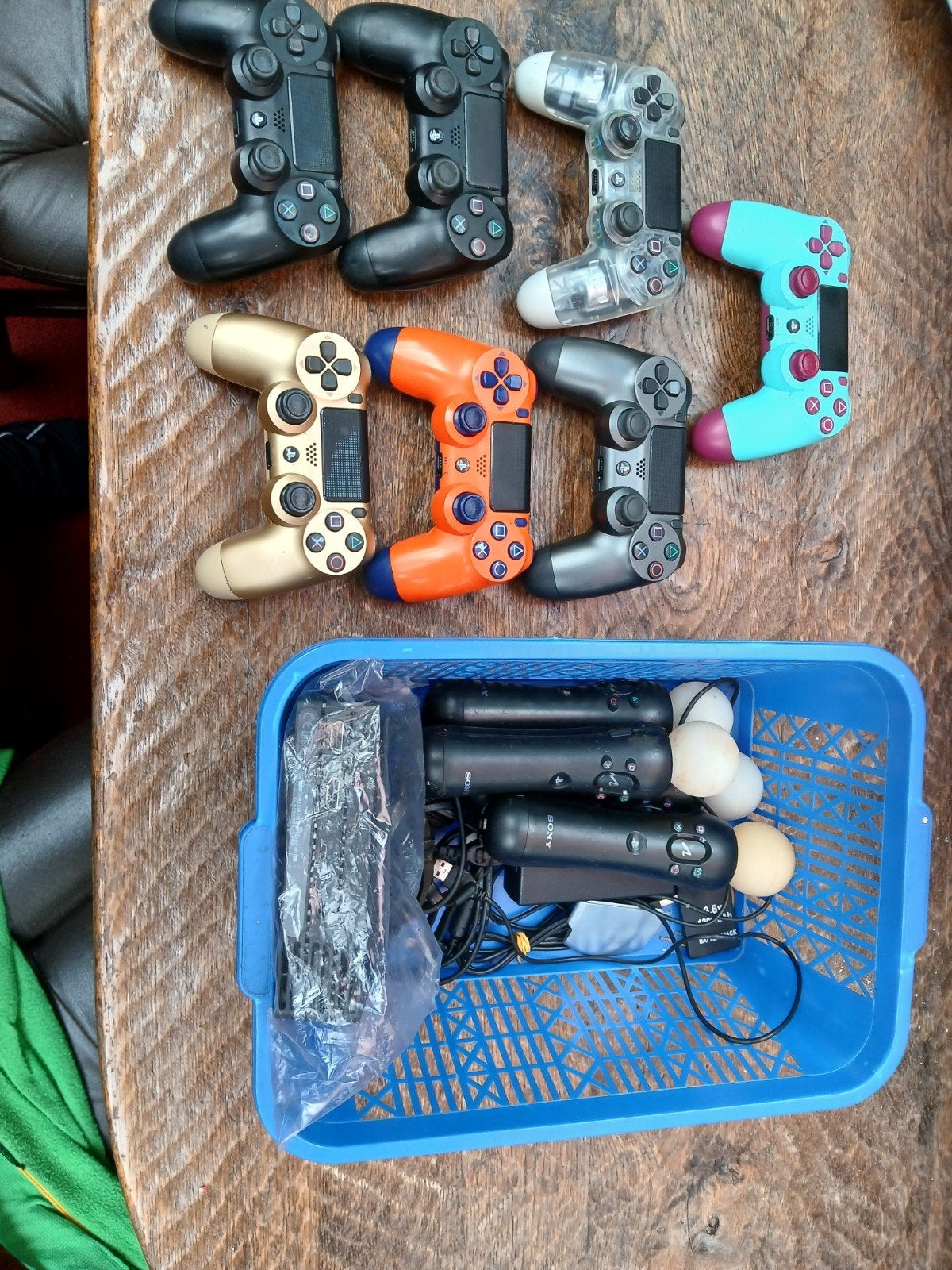Partij ps 4 en ps move controllers, Ophalen, Zo goed als nieuw, Original