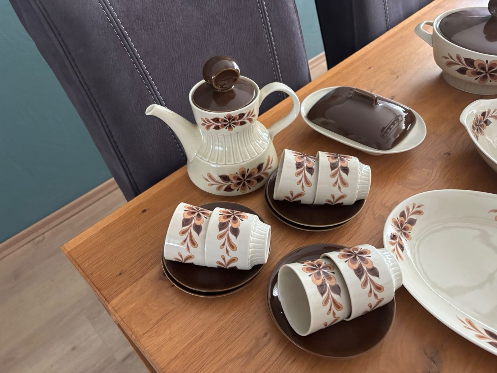 Vintage Servies - Compleet Diner- en Koffieservies, Ophalen, Overige merken, Keramiek, Vintage