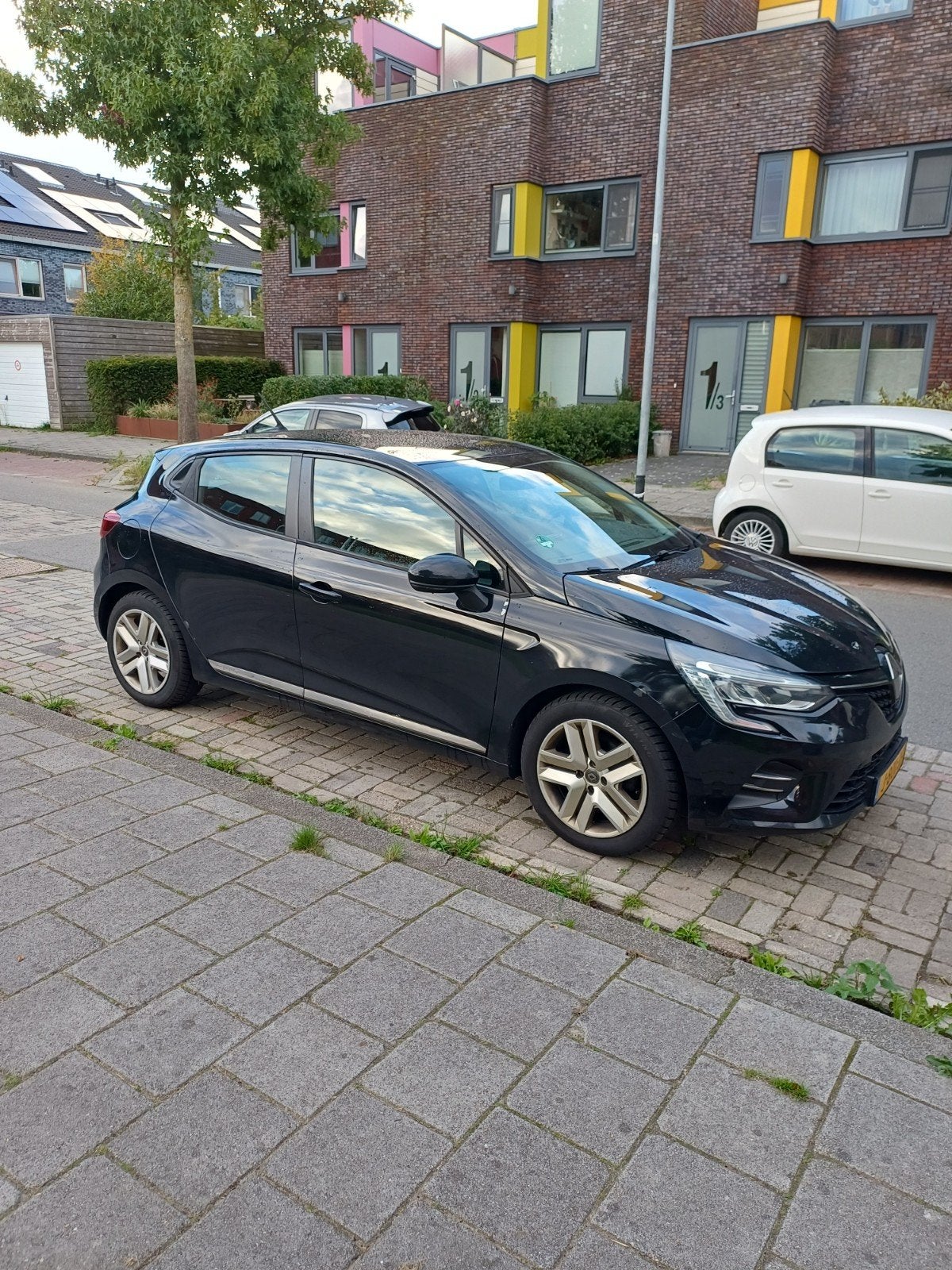 Renault Clio 100pk 2020 Zwart trekhaak lpg apple carplay, Auto's, Stof, 1112 kg, Zwart, 100 pk
