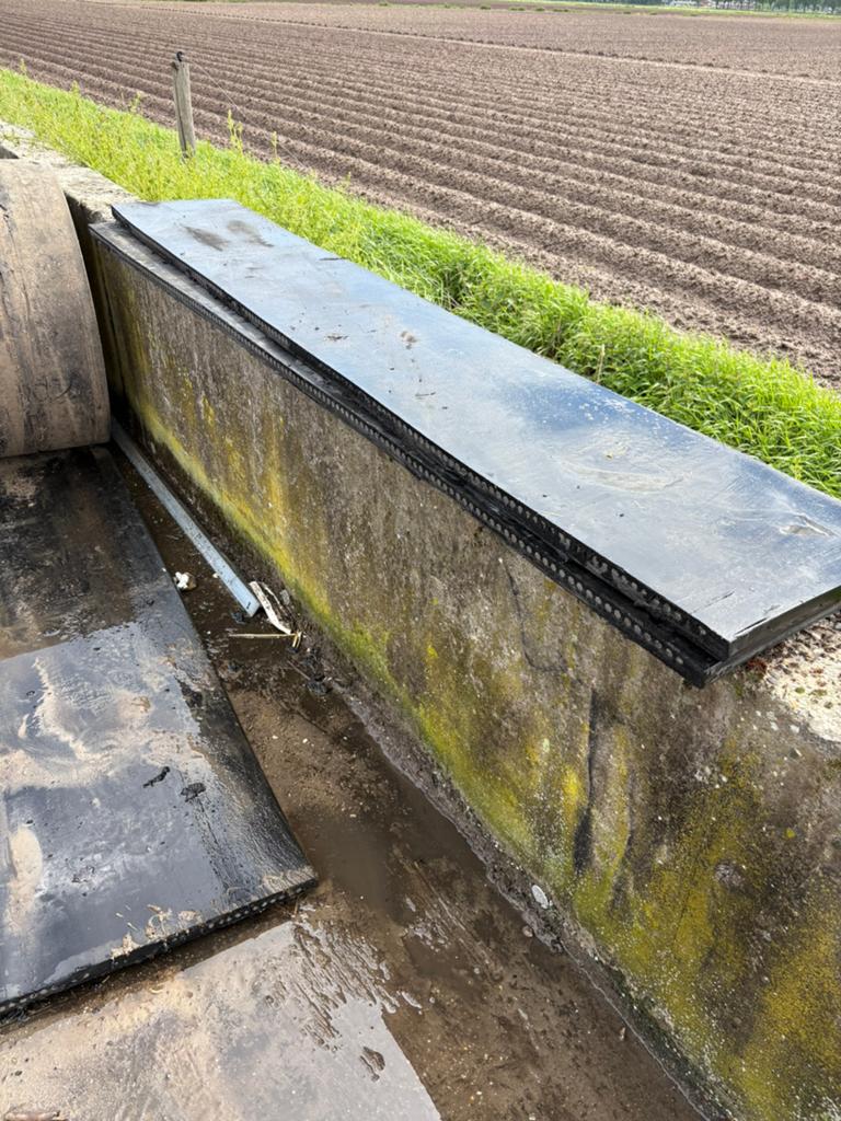 Rubber schuif mat, Ophalen of Verzenden