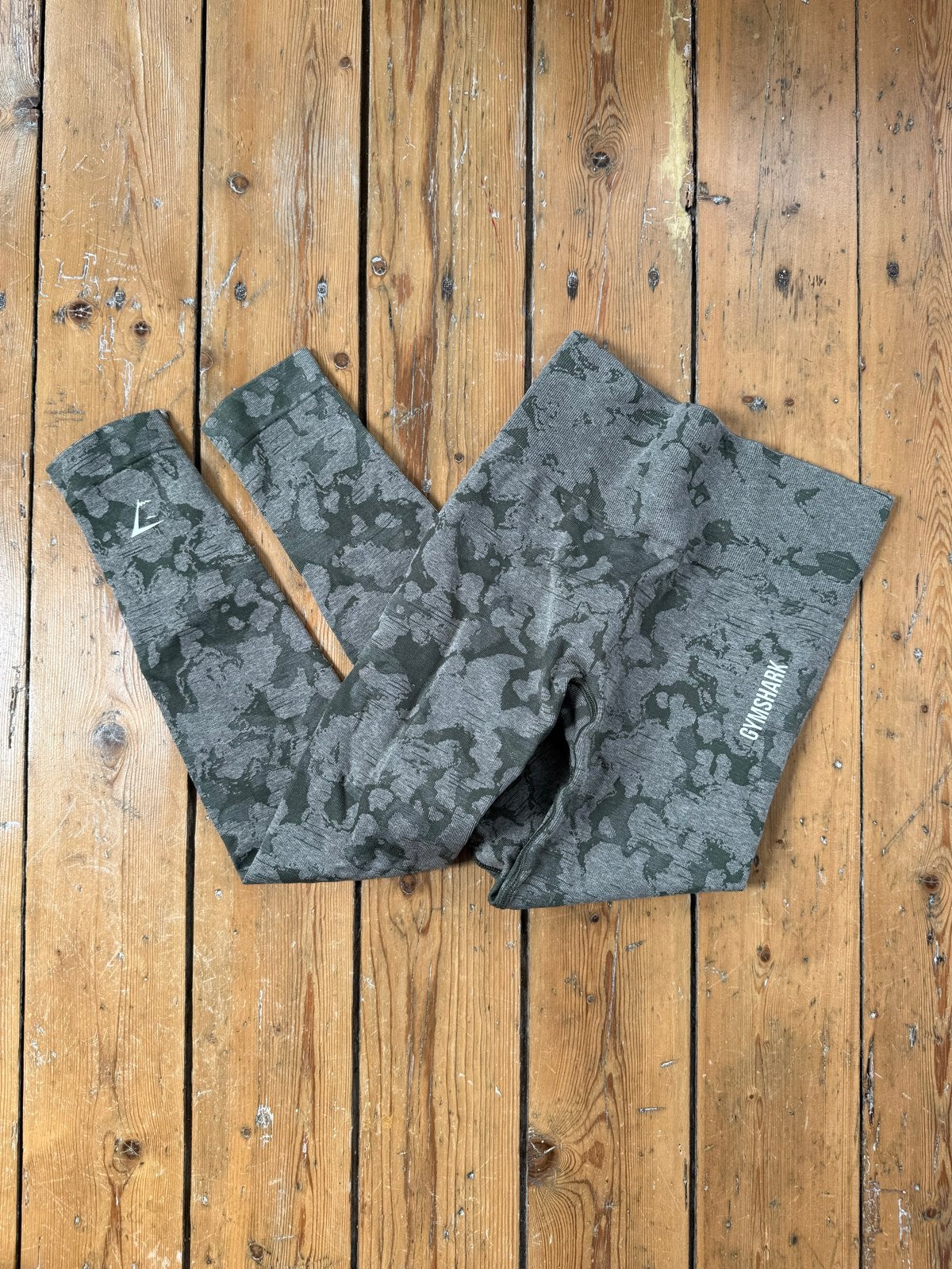 Gymshark Camo Legging - Maat XS, Legging, Overige maten, Ophalen of Verzenden, Gedragen