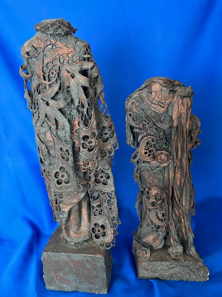 Bronskleurige Ornamenten / sculpturen, Ophalen of Verzenden