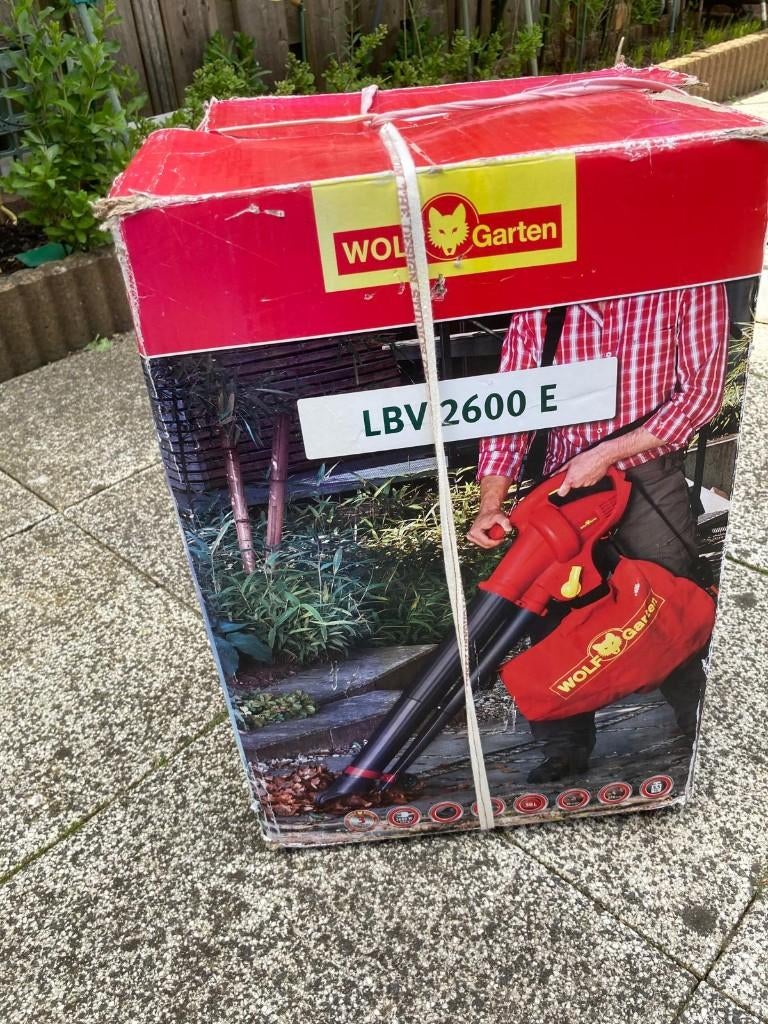 Wolf Garten elektrische bladblazer LBV 2600E (gebruikt), Ophalen, Gebruikt, Handgedragen, Wolf Garden