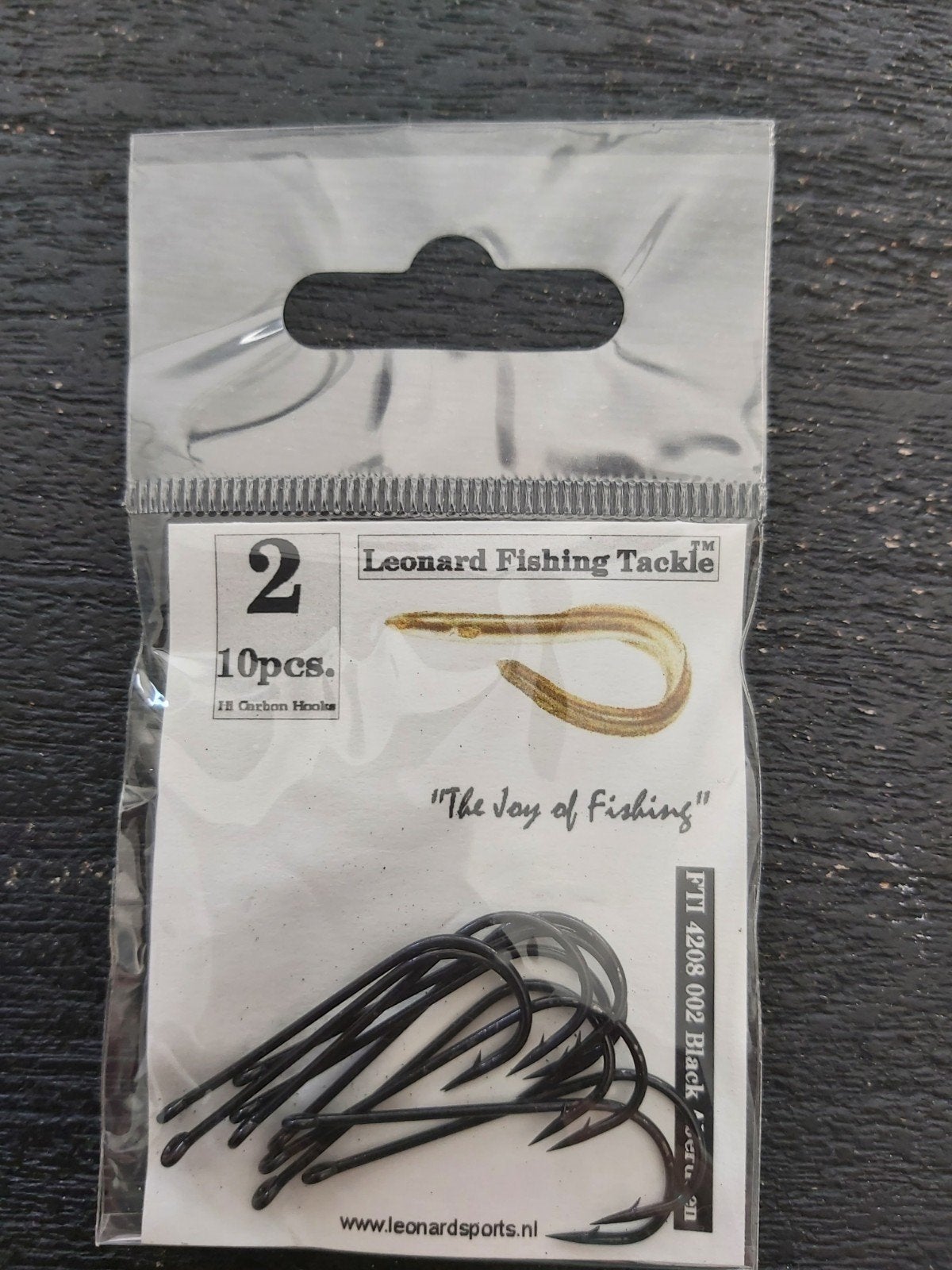 Leonard Fishing Tackle Hi Carbon Vishaakjes - 10 stuks, Watersport en Boten, Ophalen of Verzenden, Nieuw, Haak