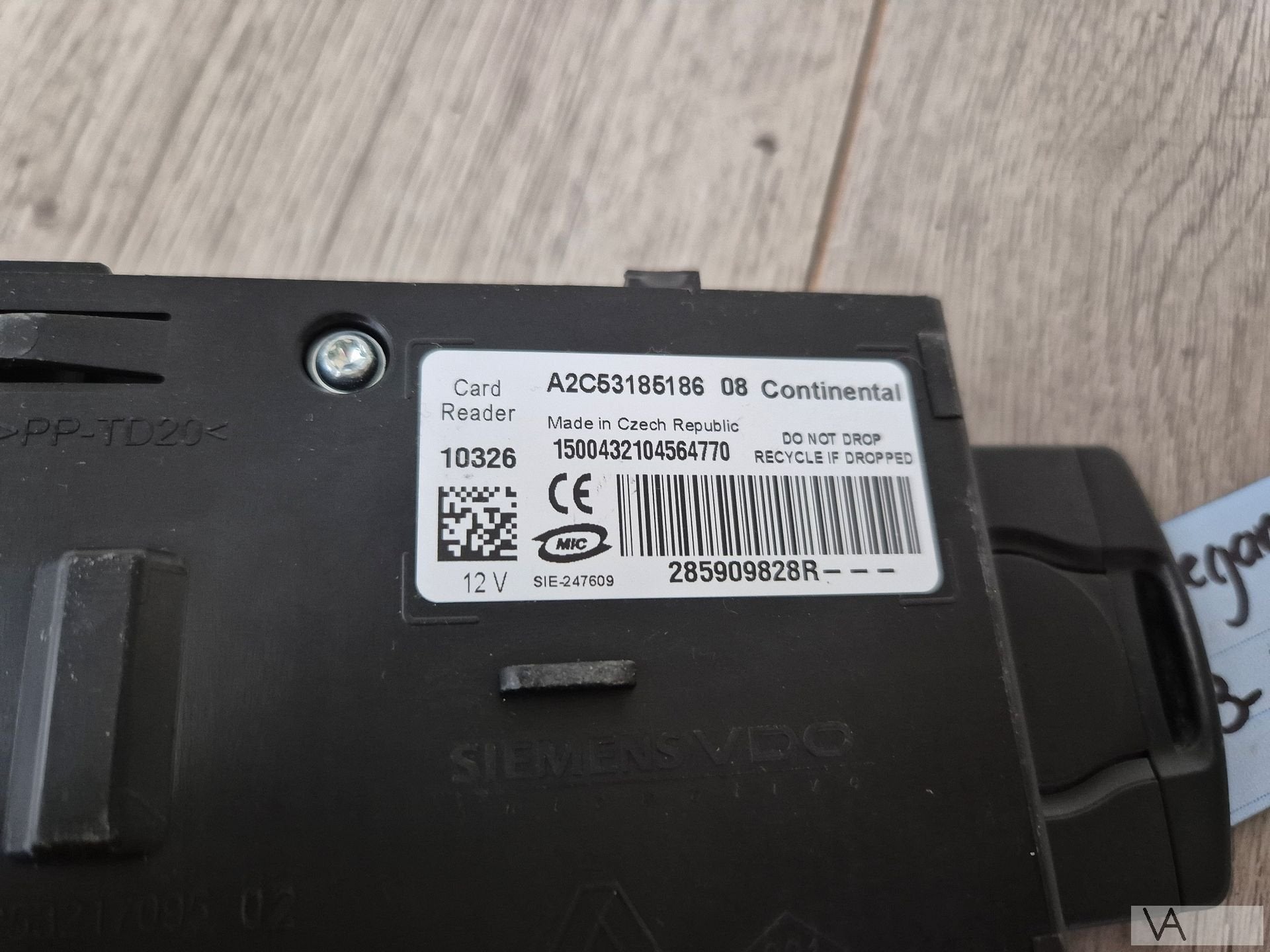 Renault Megane 08-15  Scenic 09-16 contactslot / kaartlezer, Gebruikt, -, Renault, -