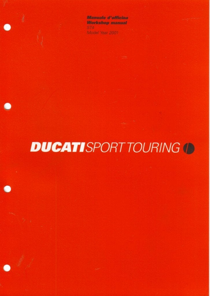 Ducati Sport Touring ST4 workshop manual 2001 (5876z), Motoren, Handleidingen en Instructieboekjes, Verzenden, Ducati