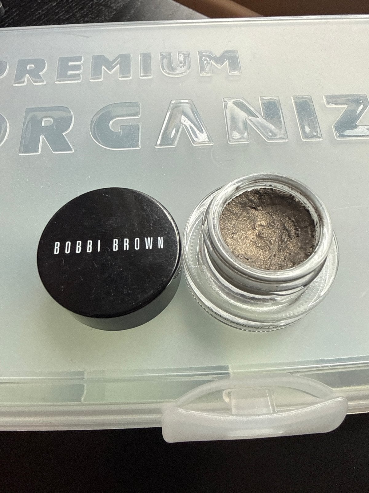 Bobbi Brown Long-Wear Gel Eyeliner Forest Shimmer Ink, Gebruikt, Ogen, Ophalen of Verzenden, Make-up