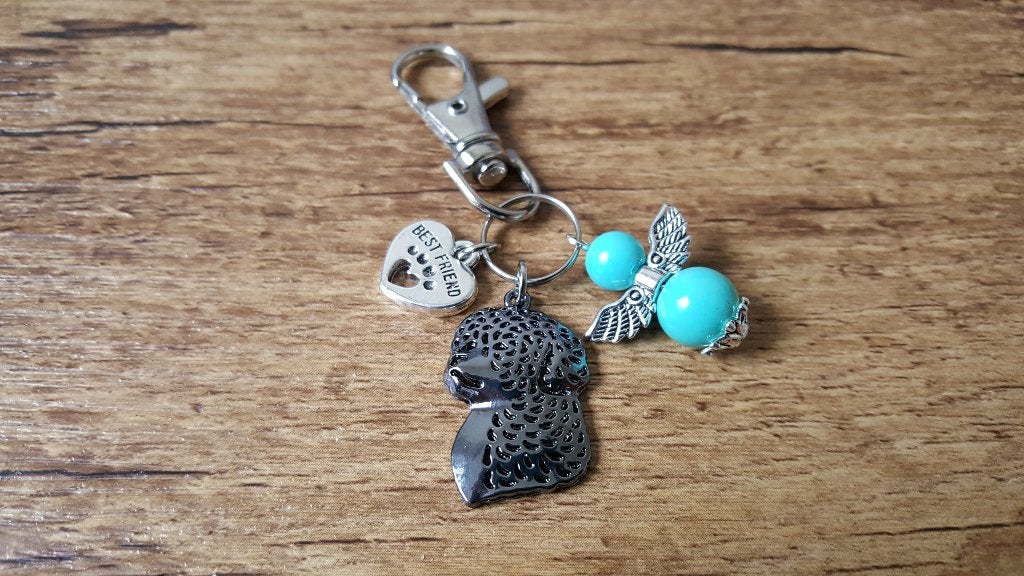Tas/Sleutelhanger Lagotto romagnolo B met beschermengeltje, Verzenden, Nieuw
