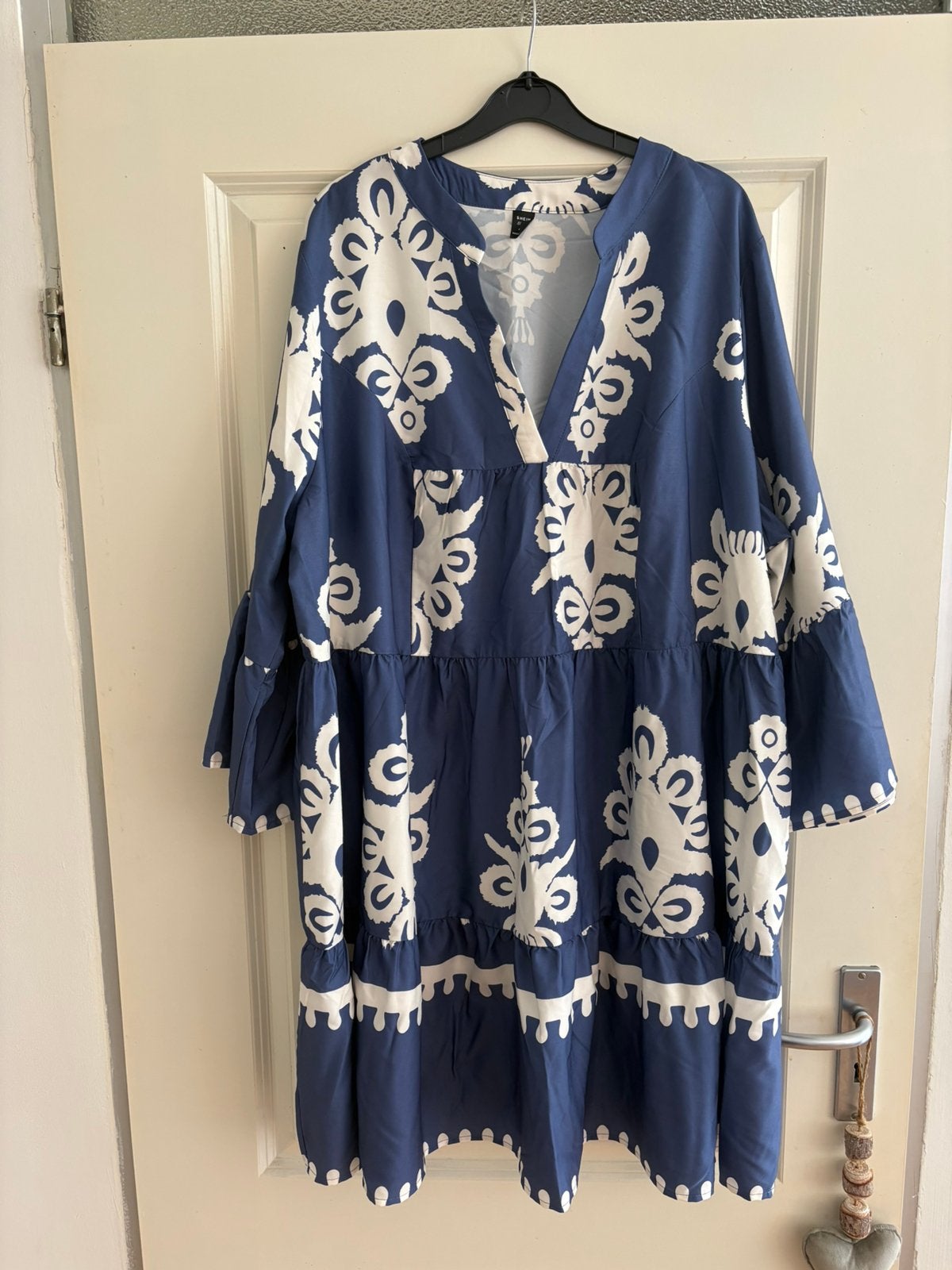 Nieuw! Zomerjurkje Shein maat 4XL, Maat 46/48 (XL) of groter, Nieuw, Boven de knie, Verzenden