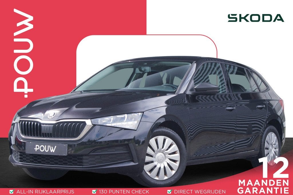 Skoda Scala 1.0 TSI 95pk Active | Airco | Limiter | Elektris, Auto's, Skoda, Voorwielaandrijving, 12 maanden, Gebruikt, Euro 6