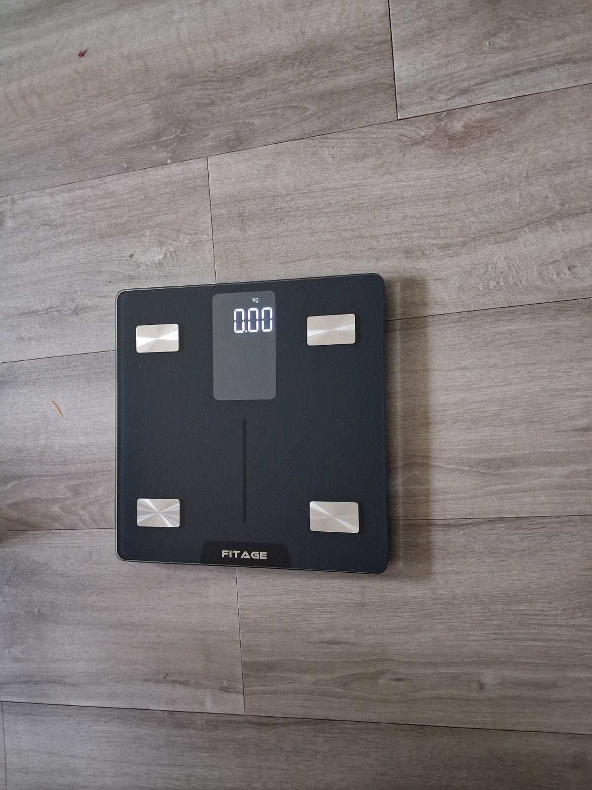 Mooie zwarte personenweegschaal. Doet het nog perfect. ZGAN, Witgoed en Apparatuur, Weegschalen, Ophalen, 1 tot 500 gram, 100 kg of meer