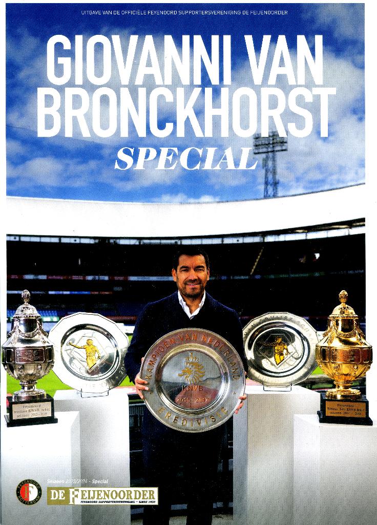 Giovanni van Bronckhorst Special, Verzamelen, Ophalen of Verzenden, Nieuw, Feyenoord, Boek of Tijdschrift