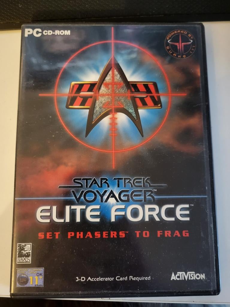 Star Trek Voyager , Battlefield 1942 en Delta Force PC games, Gebruikt, Shooter, 1 speler, Ophalen of Verzenden
