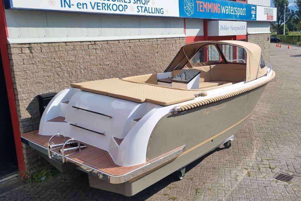 Lago Amore 633 incl. Honda 40pk, Koelkast, veel opties, Ophalen, Nieuw, 30 tot 50 pk, Snelvarend