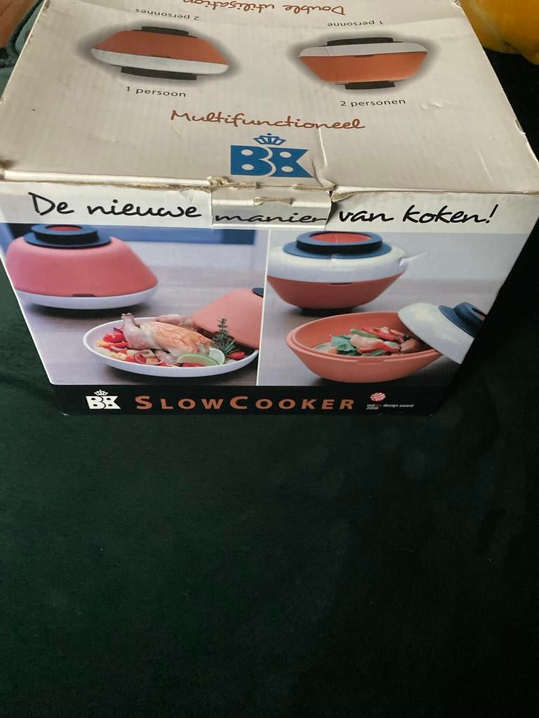 BK Slowcooker Nieuw in doos - Design Award, Bk, Nieuw, Ophalen of Verzenden, Bk